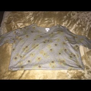 LuLaRoe Sunflower Irma Tunic XS